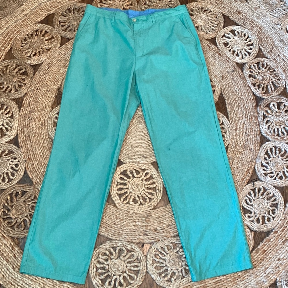 Men’s saddlebred green chino pants